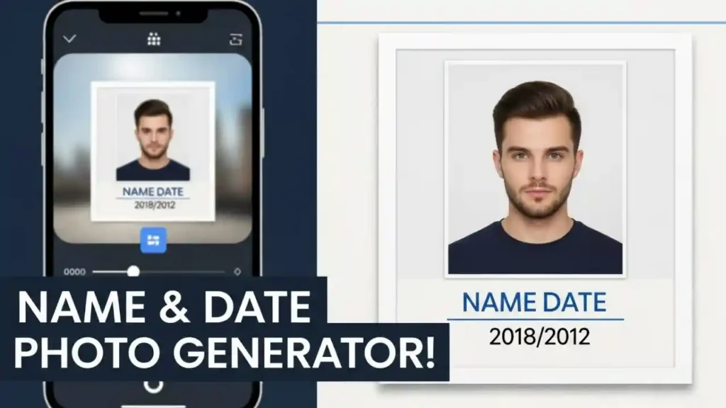Name and Date Photo Generator Online